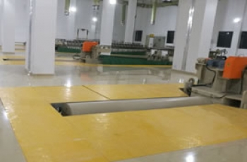 广东深圳福田污水处理厂玻璃钢格栅、盖板安装工程